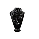 Star Print Black and White Wild Rag 0911062