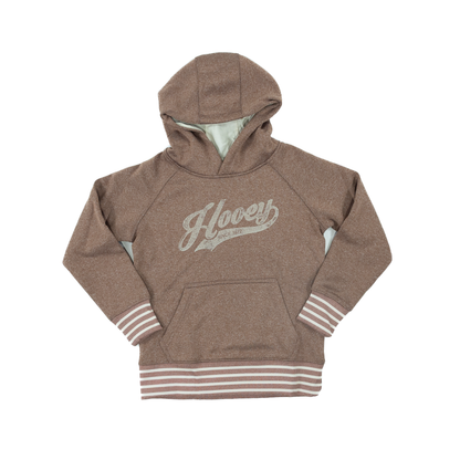 Girl's Hooey "Legendary Polar Fleece" Brown with Hooey Logo Hoodie HH1370BR-Y