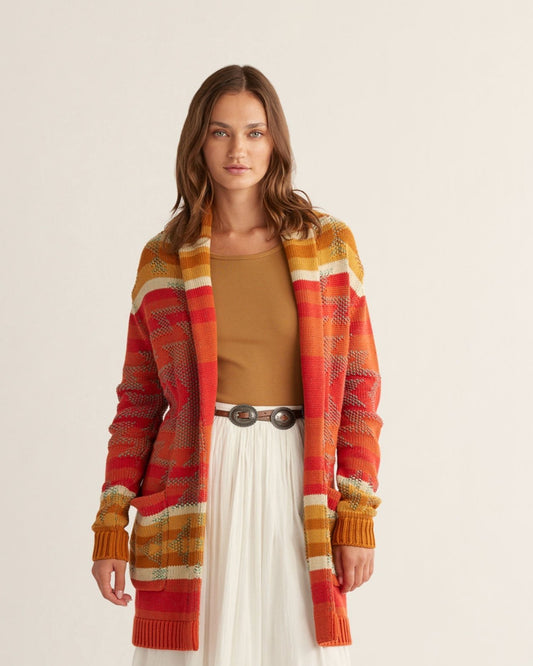 Pendleton Monterey Belted Cardigan - Crazy House Western Wear