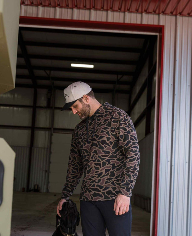 Burlebo Men's Bendita Camo Thermal Hoodie TH-BITAC