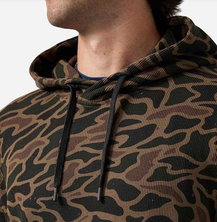Burlebo Men's Bendita Camo Thermal Hoodie TH-BITAC