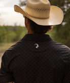 High Creek Men's The Quad Printed Polo CHPP0125-BLACK