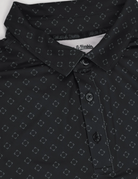 High Creek Men's The Quad Printed Polo CHPP0125-BLACK