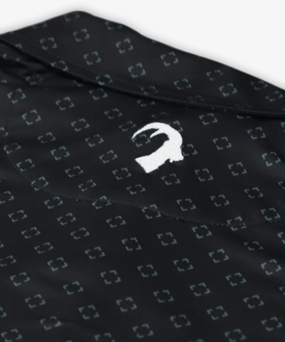 High Creek Men's The Quad Printed Polo CHPP0125-BLACK