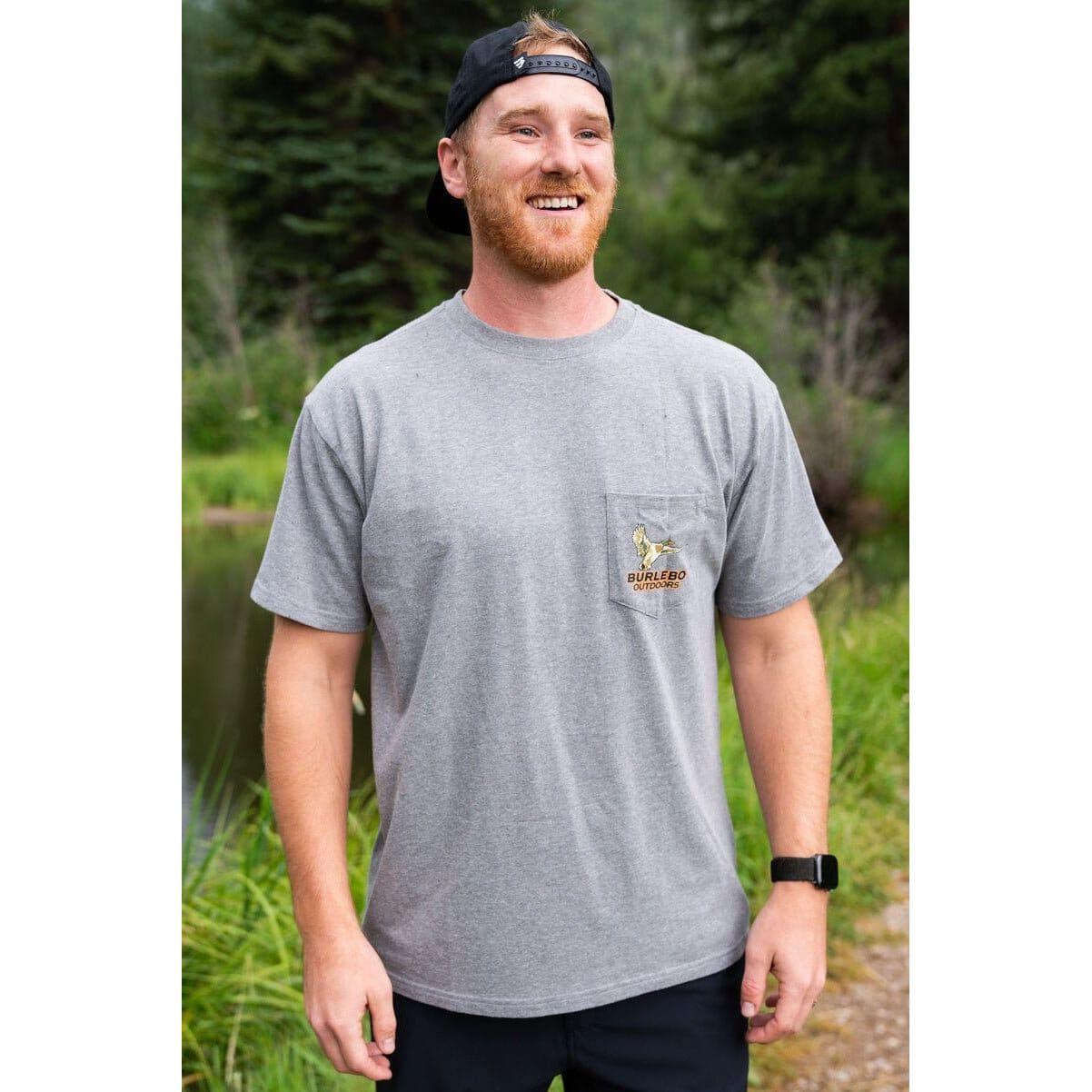 Men's Burlebo Timber Ducks T-Shirt TDKS-SS-DHG - Crazy House Western Wear