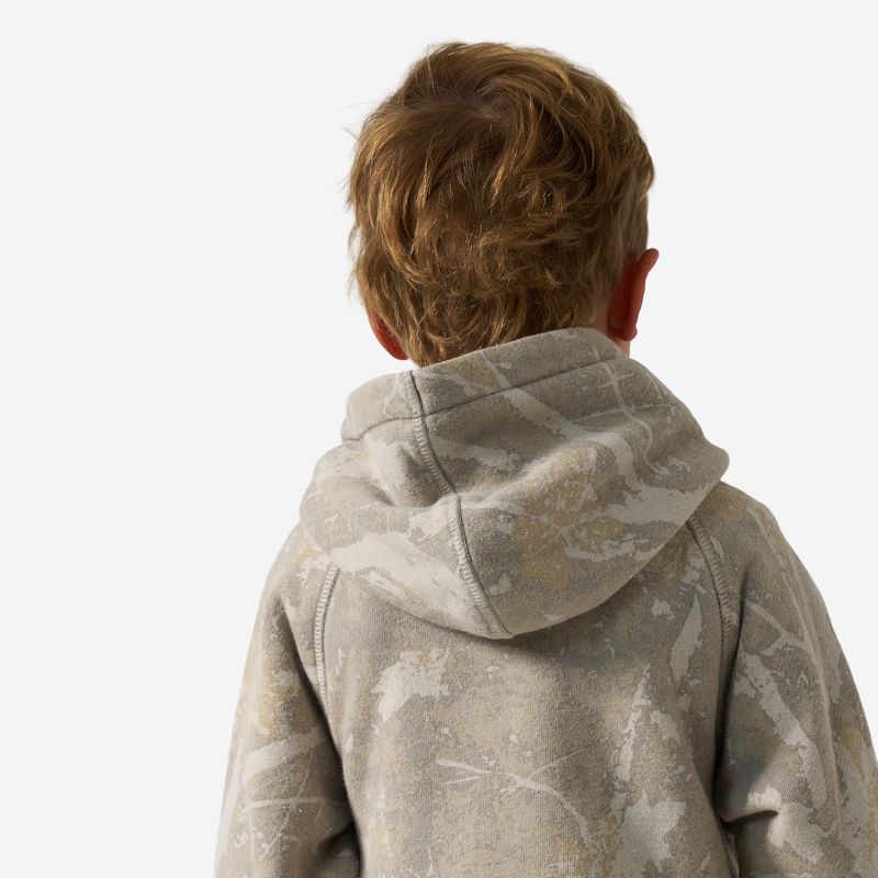 Burlebo Boy's Drifter Camo Vintage Washed Hoodie Y-VWFH-DFTC