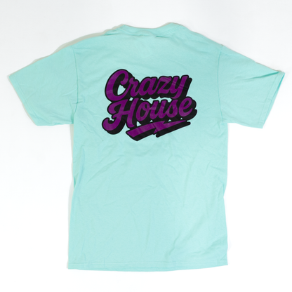 Crazy House Stacked Script T-Shirt