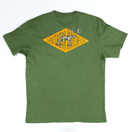 Men's Southern Marsh Pointer Tee Dark Green AP1T-WDG