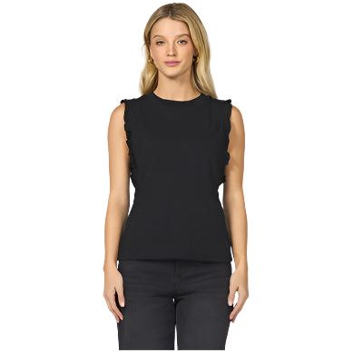 Women's Dear John Black "Bridgette" Tank Top DKN2114H4JBK - Crazy House Western Wear