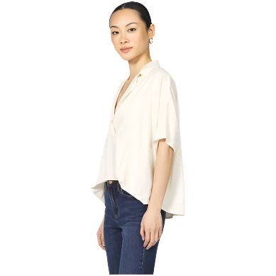 Women's Dear John Whitecap Grey "Belle" Blouse DSH1489T3WHY - Crazy House Western Wear
