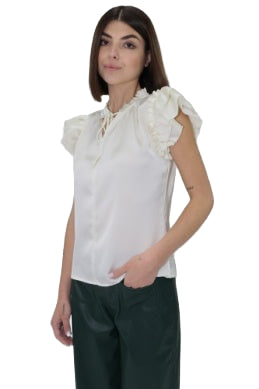 Women's Another Love Off White Nura Blouse VCWV5281OFW