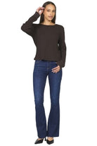 Women's Dear John Chocolate Torte Ania Long Sleeve Top DKN2140W1CTE