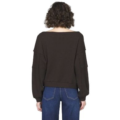Women's Dear John Chocolate Torte Martella Long Sleeve Top DKN2154W1CTE