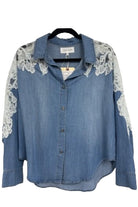 Women's Dear John Adrianna with Lace Button Up Top DSH1514T2BUC