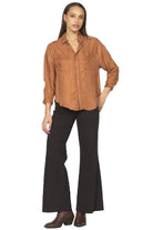 Women's Dear John Pumpkin Spice Adrianna with Ladder Trim Top DSH1423O3PKS