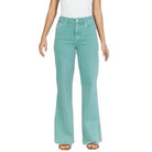 Women's Dear John Oil Blue Fiona High Rise Cut Off Hem Pants DPM55C356OBE