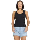 Women's Dear John Black Louise Tank Top DKN2197H4BLK