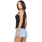 Women's Dear John Black Louise Tank Top DKN2197H4BLK