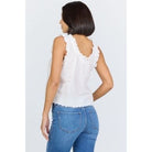 Women's Dear John White Ada Tank Top DSH1547WHT