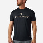 Men's Burlebo Black and Classic Deer Camo Flying Logo Go To Tee GTT-FB-BCDC