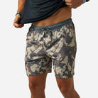 Men's Burlebo Splatter Camo Athletic Shorts AS-SPLAC