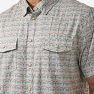 Men's Burlebo Skull Rancher Performance Western Shirt PWS-SKLR