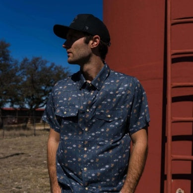 Men's Burlebo Desert Night Performance Western Shirt PWS-DESN
