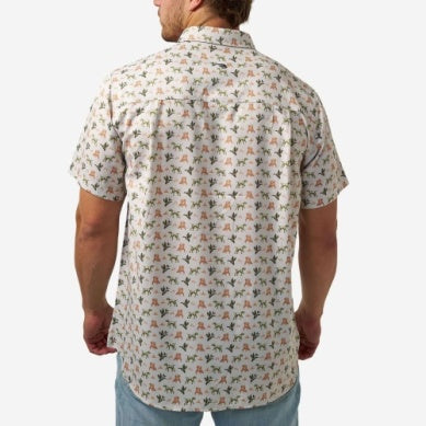 Men's Burlebo Mallard Duck Dog Performance Button Up PBU-MDD