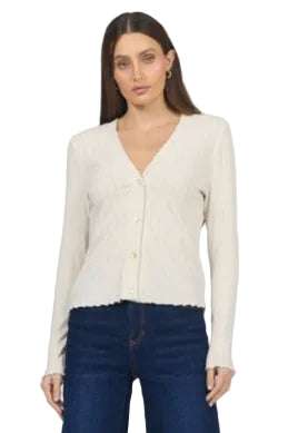 Dear John Women's Atole Holland Long Sleeve V-neck Shirt 