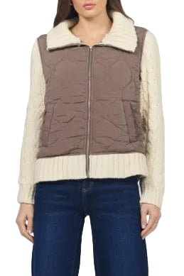Dear John Women's Pigment Cappuccino Petra Zip Up Jacket 