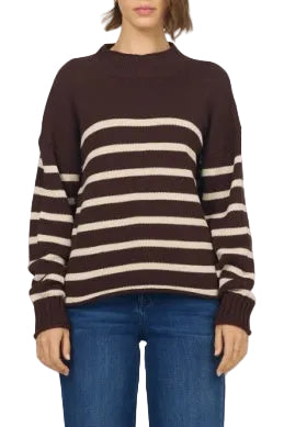 Dear John Women's Chocolate Torte Solana Funnel Neck Sweater 
