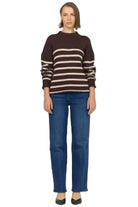 Dear John Women's Chocolate Torte Solana Funnel Neck Sweater 