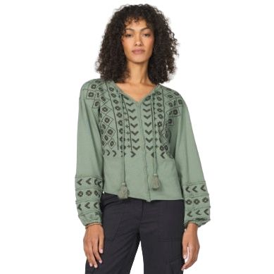 Women's Another Love "Gilly" Green Blouse VCKN1822SGN