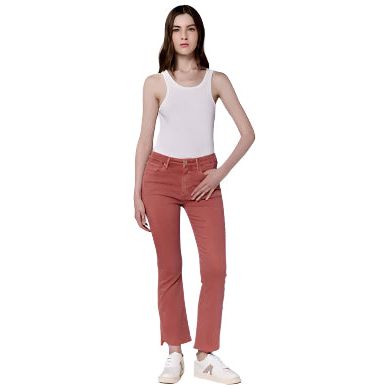 Women's DearJohn Jeanne Mid Rise Cropped Flare Jean DPM43C210TRC