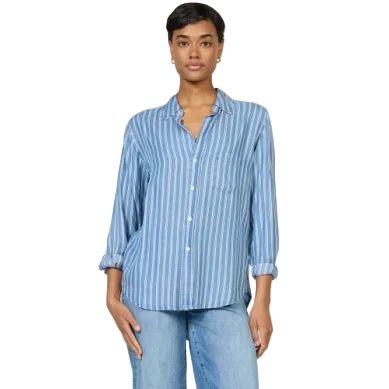 Women's Dear John Imperial Blue Galina Button Up Top TSH1454Q7IMB