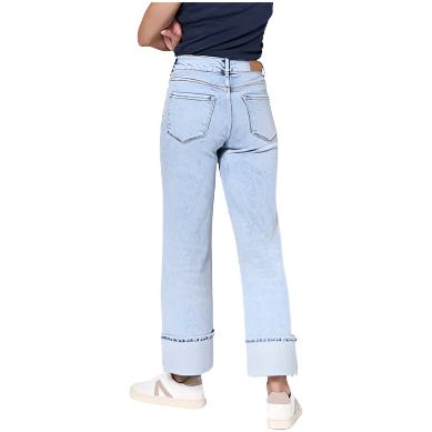 Women's DearJohn Holly High Rise Cuffed Hem Straight Jean DPM52A538LKH