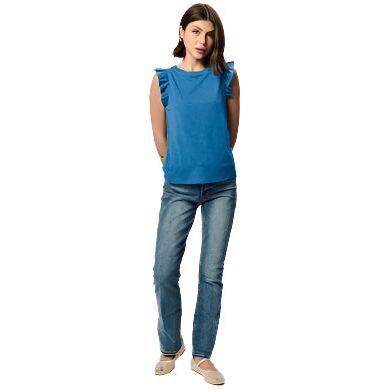 Women's Another Love Blue North Top VCKN1541SRN - Crazy House Western Wear