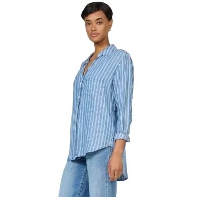 Women's Dear John Imperial Blue Galina Button Up Top TSH1454Q7IMB