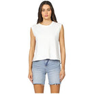 Women's Dear John Charli Top DKN2148D9WHT - Crazy House Western Wear