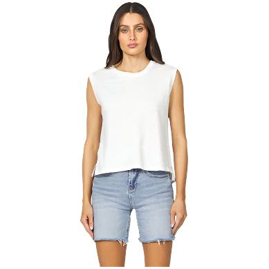 Women's Dear John Charli Top DKN2148D9WHT - Crazy House Western Wear