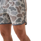 Men's Burlebo Jumbo Deer Camo Swim Trunks ST-JCDC