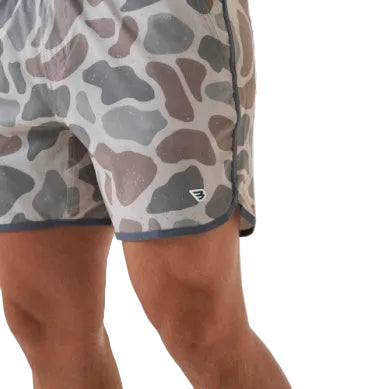 Men's Burlebo Jumbo Deer Camo Swim Trunks ST-JCDC