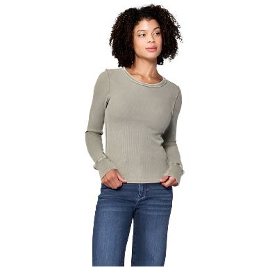 Women's DearJohn Ania Fitted Crew Neck Top DKN2140W1VTR