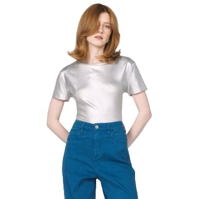 Women's Another Love Silver "Bianca" T-shirt VCKN1722SVF