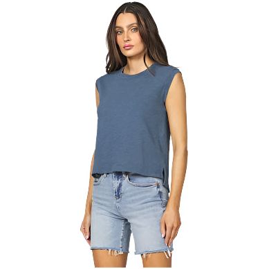 Women's Dear John Charli Blue Top DKN2148D9SMW - Crazy House Western Wear