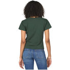 Women's Another Love Amaya Dark Green V-neck T-shirt VCKN1762EVG - Crazy House Western Wear