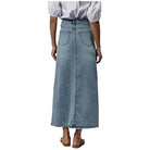 Women's Dear John Vianna Clean Hem Front Slit Denim Skirt DKM82A234NVK - Crazy House Western Wear