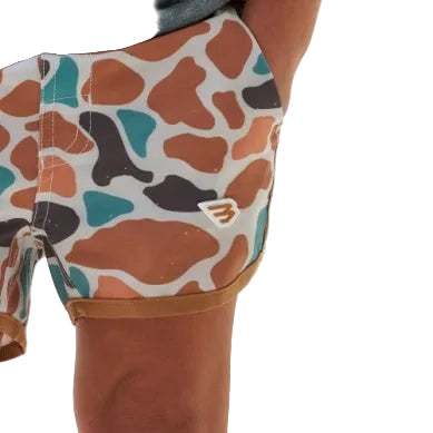 Boy's Burlebo Bayside Camo Swim Trunks Y-ST-BAYC