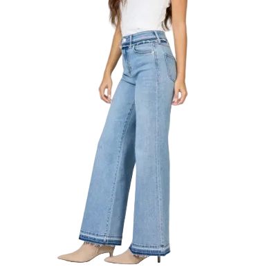 Women's Dear John Savannah Fiona High Rise Wide Leg Jeans DPM55A347SVH