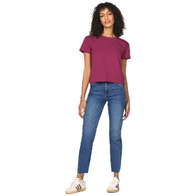 Women's Another Love Shyama Pink T-shirt VCKN1761ROR - Crazy House Western Wear